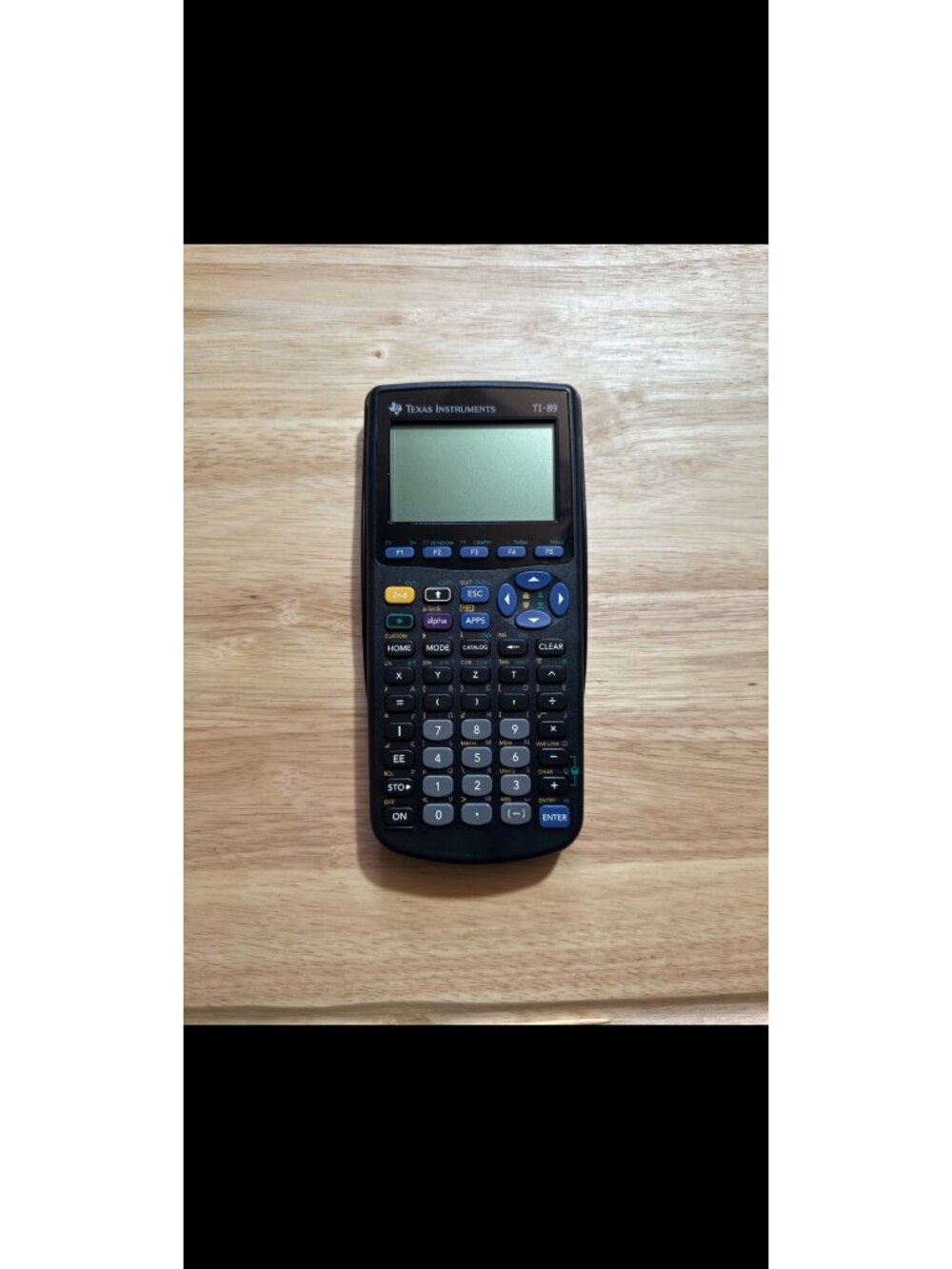 Texas Instruments TI-89 Graphing Calculator With Cover - Tested & Working - Picture 2 of 8